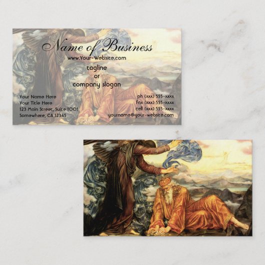 Aards door Evelyn De Morgan Visitekaartje (Voorkant / Achterkant)