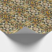 aards elegantiemozaïek cadeaupapier (Hoek)