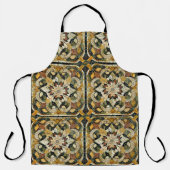 aards elegantiemozaïek schort (Voorkant)