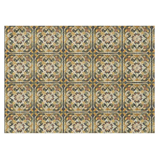 aards elegantiemozaïek tafelkleed (Voorkant (Horizontaal))