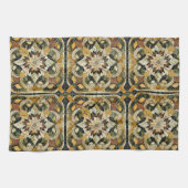 aards elegantiemozaïek theedoek (Horizontaal)