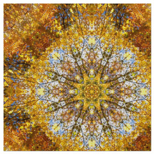 aards mandala-patroon stof