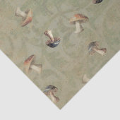 aards paddenstoelenpapier tissuepapier (Detail)