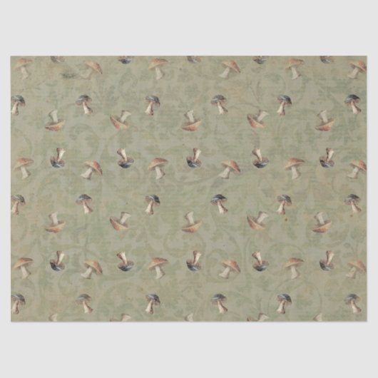 aards paddenstoelenpapier tissuepapier (Voorkant)