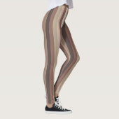 aards verticaal streeppatroon leggings (Rechts)