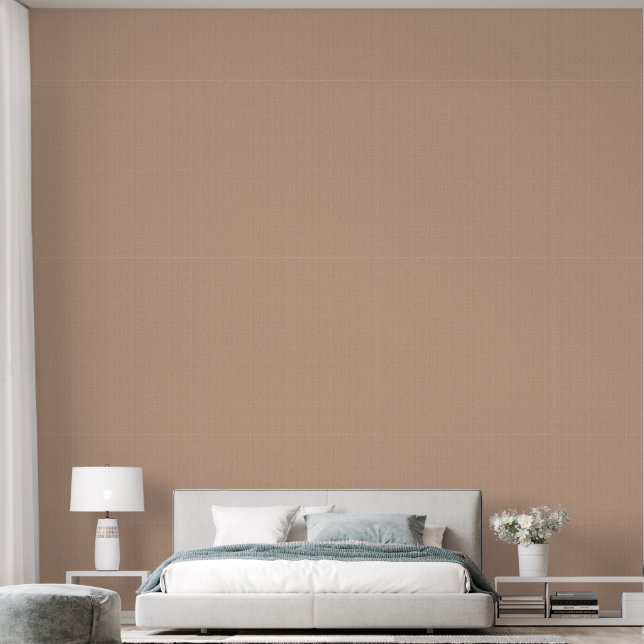 Aardse 1940s Retro Rosebud Utility Behang (Slaapkamer)