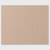Aardse 1940s Retro Rosebud Utility Cadeaupapier (Vlak)