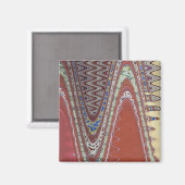 aardse Abstract Magneet (Voorkant / Achterkant)