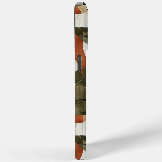 Aardse Abstracte Natuur-geïnspireerde Modern Case-Mate iPhone Case (Achterkant / Rechts)