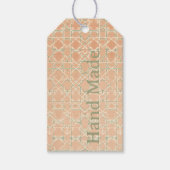 Aardse Arabesk | Terracotta & Salie Gepersonalisee Cadeaulabel (Voorkant)