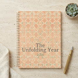 Aardse Arabesk | Terracotta & Salie Gepersonalisee Planner