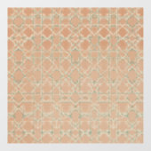 Aardse Arabesk | Terracotta & Salie Raamsticker (Vel)