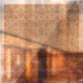 Aardse Arabesk | Terracotta & Salie Raamsticker (Vel 2)