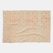 Aardse Arabesk | Terracotta & Salie Theedoek (Horizontaal)