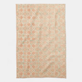 Aardse Arabesk | Terracotta & Salie Theedoek (Verticaal)