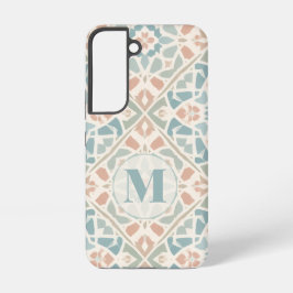 Aardse Arabesk | Watercolor Mozaïek Aangepaste Let Samsung Galaxy Hoesje