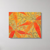 Aardse Bamboo Art  Print Sinaasappel (Voorkant)