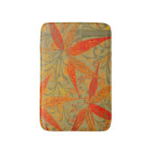 Aardse Bamboo Art  Print Sinaasappel Badmat (Voorkant Verticaal)