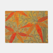 Aardse Bamboo Art  Print Sinaasappel Deurmat (Voorkant)