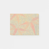 Aardse Bamboo Art  Print Sinaasappel Post-it® Notes (Voorkant)