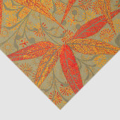 Aardse Bamboo Art  Print Sinaasappel Tissuepapier (Detail)