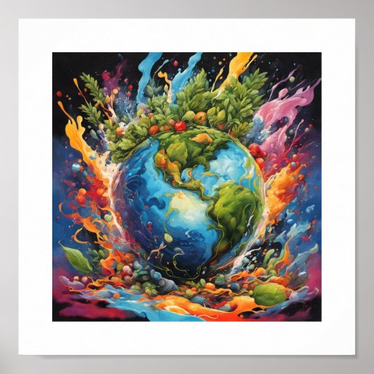 Aardse bepalingen poster (Voorkant)