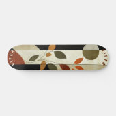 Aardse Blad Skateboard - Boho Minimalistisch Natuu (Horizontaal)
