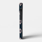 Aardse Bloem Geometrische Tegels Case-Mate iPhone Case (Achterkant / Links)