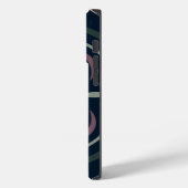 Aardse Bloem Geometrische Tegels Case-Mate iPhone Case (Achterkant / Links)