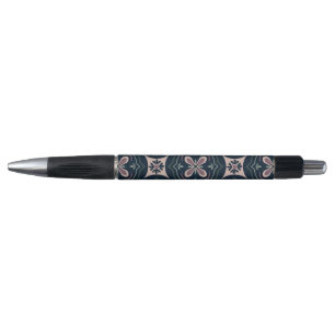 Aardse Bloem Geometrische Tegels Pen