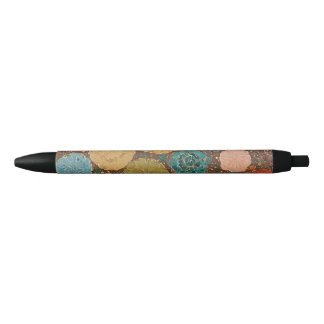 Aardse Bloem Mozaïekpatroon Pen