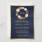 Aardse Bloemenkrans Alles in één bruiloft van de m Kaart (Voorkant)