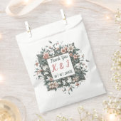 aardse bloemenwijnstok bedankzakje (Geknipt)