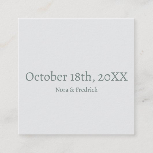 Aardse bloemenwijnstok invoegen informatiekaartje (Achterkant)