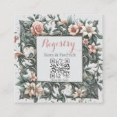 Aardse bloemenwijnstok invoegen informatiekaartje (Voorkant)