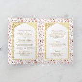 Aardse Bloemige Alles-in-één Gouden Indiase Bruilo (Binnen)