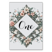 Aardse Bloemige Wijnstok Kaart (Voorkant)