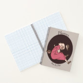 Aardse Bloemmotief Planner Notitieboek (Binnen)