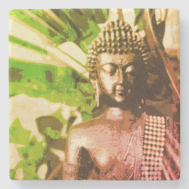 Aardse Boeddha Meditatie Zen Decoratie Stenen Onderzetter