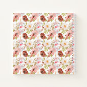Aardse Boho Bloemen Notitieboek (Achterkant)