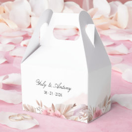Aardse Boho Botanische Zoete Verpakking Geschenk Bedankdoosjes