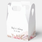 Aardse Boho Botanische Zoete Verpakking Geschenk Bedankdoosjes (Geopend)