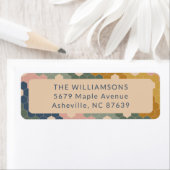 Aardse Boho Chic  Modern Retouradres Etiket (Insitu)