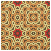 Aardse Boho Chic Mozaïek Geometrisch Patroon Stof (Swatch)