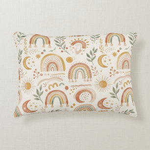Aardse Boho Regenboog Babykamer Kussen