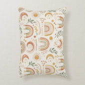 Aardse Boho Regenboog Babykamer Kussen (Voorkant(Verticaal))