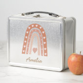 Aardse Boho Regenboog met harten Persoonlijk  (In situ)