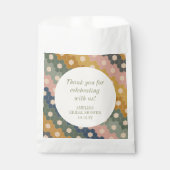 Aardse Boho Vintage Huwelijksfeest Bedankt Bedankzakje (Voorkant)