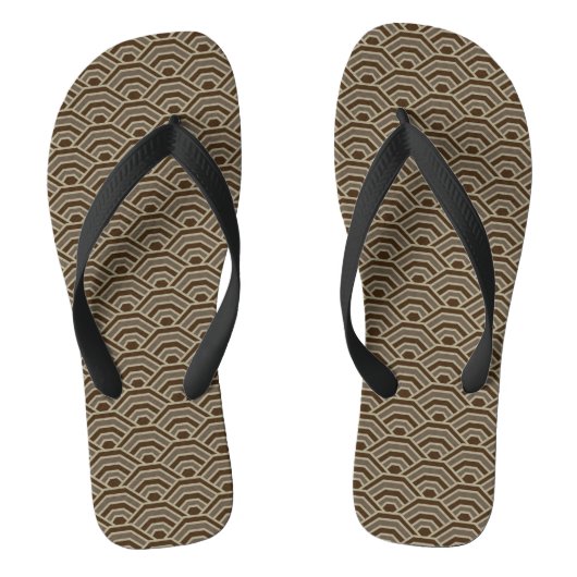 Aardse boogvormige Flip Flops (Voetbed)