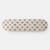 Aardse boslandschappen Fleur-de-lis ontwerp Licht Persoonlijk Skateboard (Horizontaal)